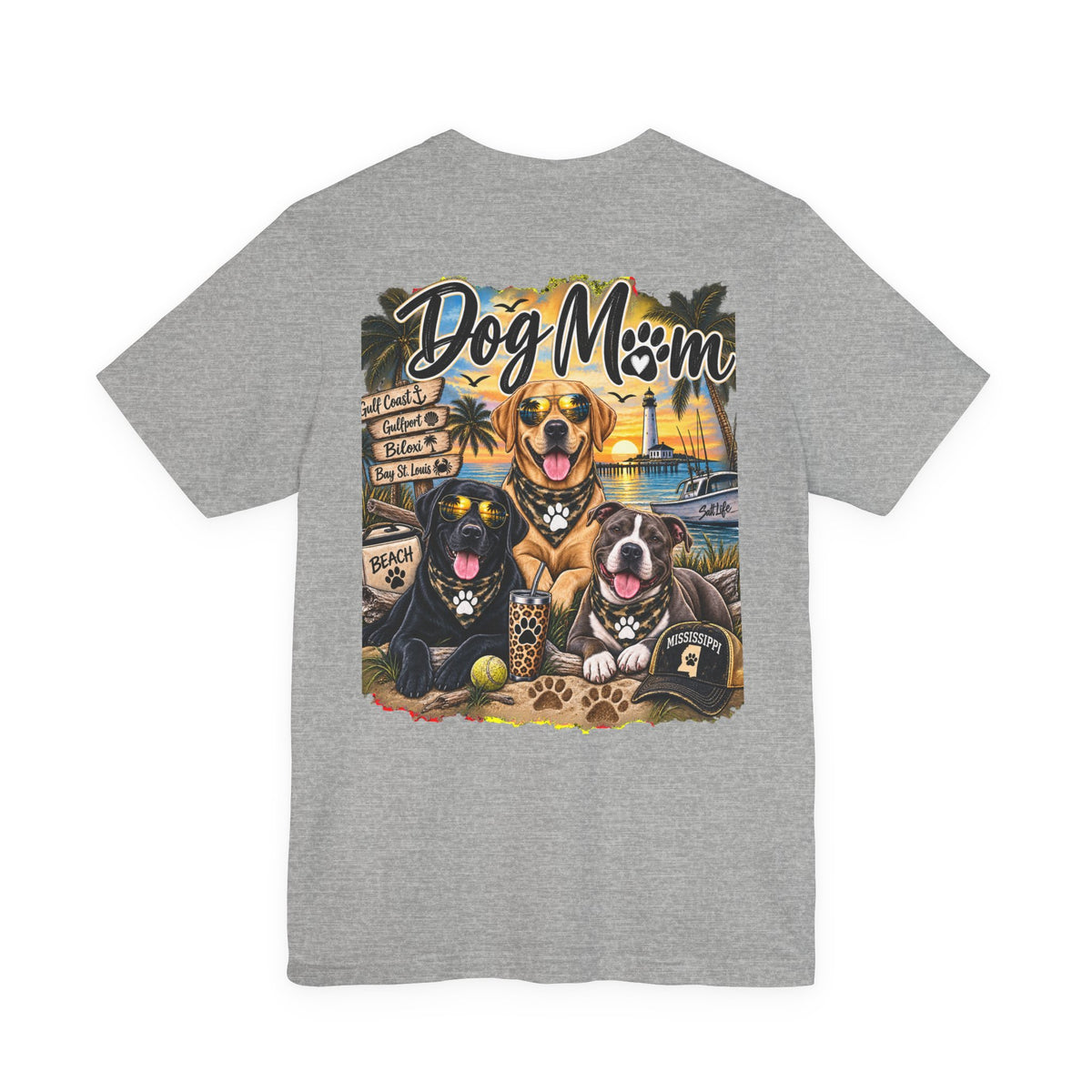 DOG MOM Sleeve Tee
