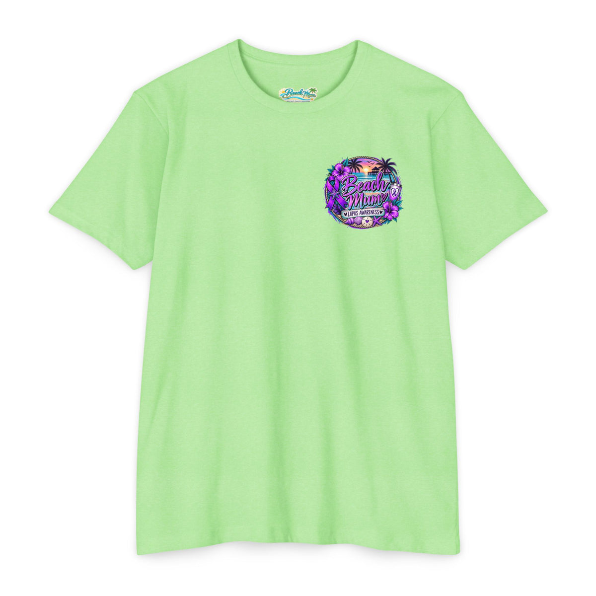 Lupus Awareness T-Shirt — Unstoppable Woman Purple Ribbon Tee