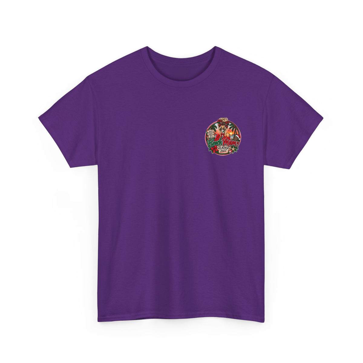 Teacher Christmas T-Shirt — Holiday fun, Teach Love Inspire Holiday Tee