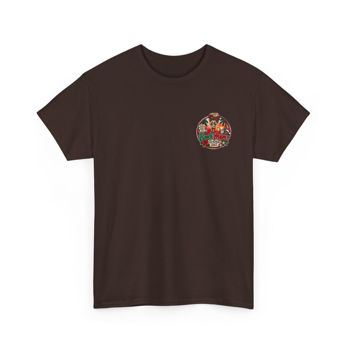 Teacher Christmas T-Shirt — Holiday fun, Teach Love Inspire Holiday Tee