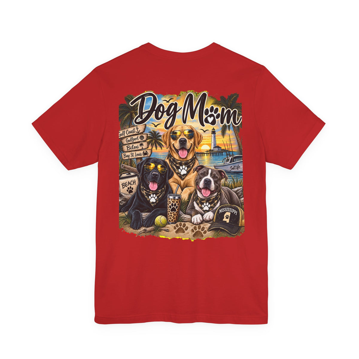 DOG MOM Sleeve Tee