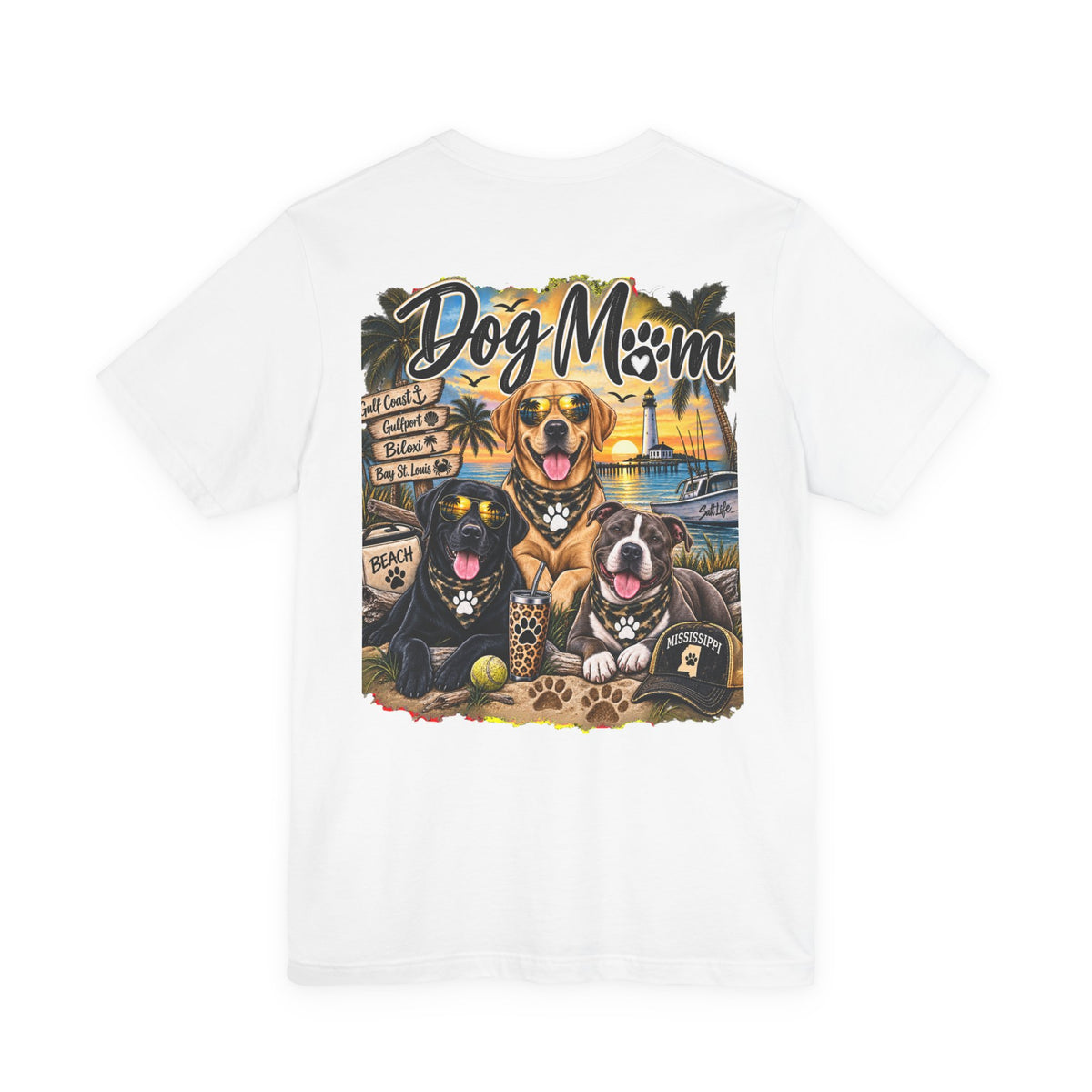 DOG MOM Sleeve Tee