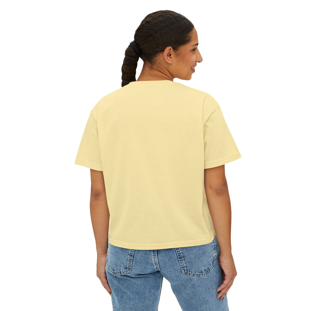 Cherry Bomb Graphic Tee — "Cherry Bomb For The Bold" Women's Boxy T‑Shirt