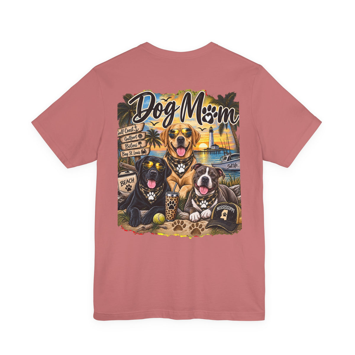 DOG MOM Sleeve Tee