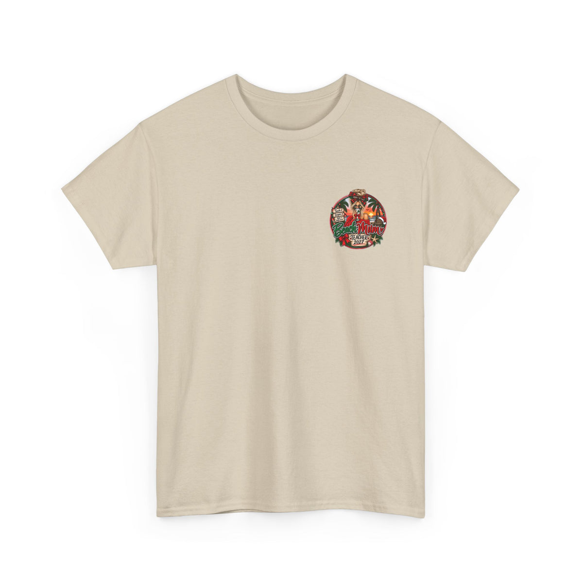 Teacher Christmas T-Shirt — Holiday fun, Teach Love Inspire Holiday Tee