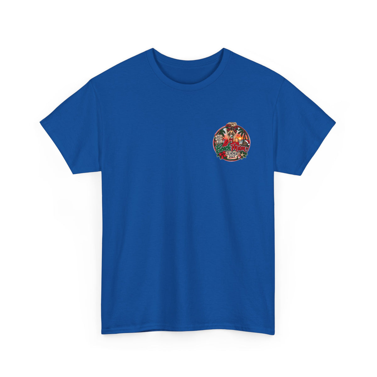 Teacher Christmas T-Shirt — Holiday fun, Teach Love Inspire Holiday Tee