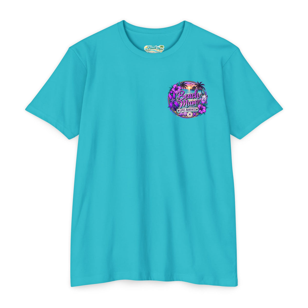 Lupus Awareness T-Shirt — Unstoppable Woman Purple Ribbon Tee