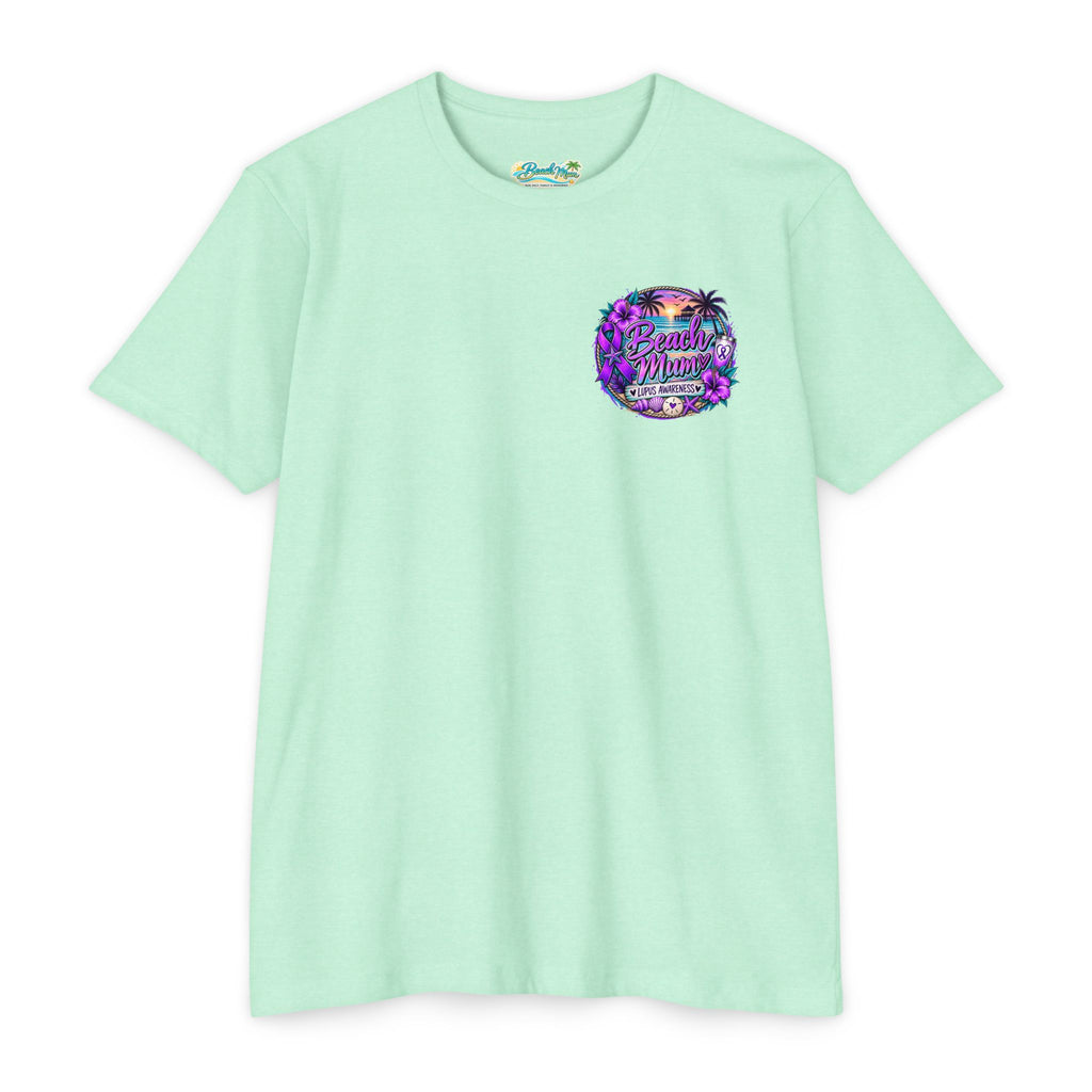 Lupus Awareness T-Shirt — Unstoppable Woman Purple Ribbon Tee