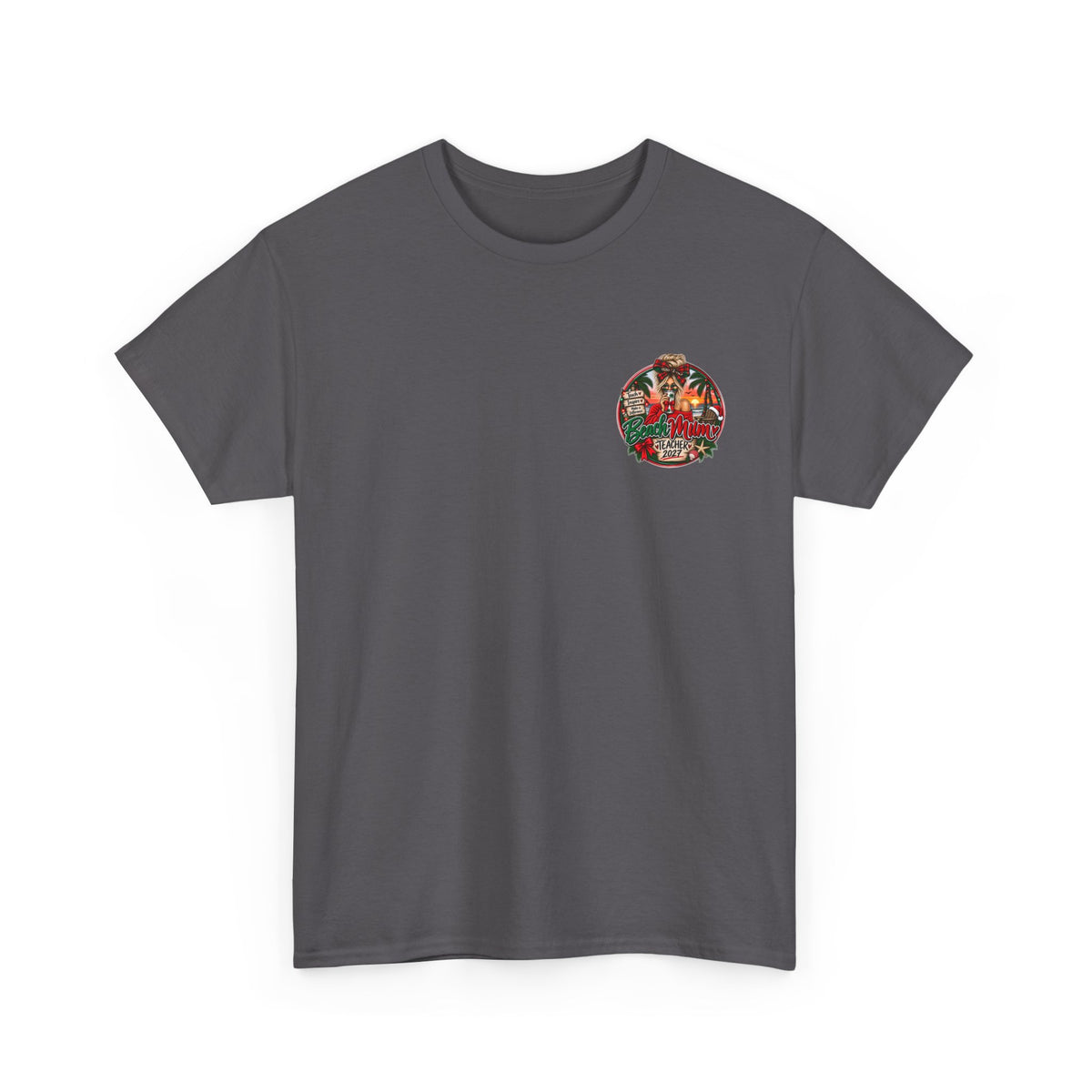 Teacher Christmas T-Shirt — Holiday fun, Teach Love Inspire Holiday Tee