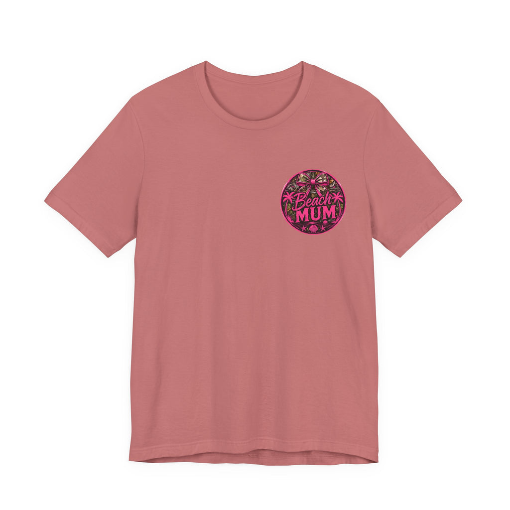Beach Mum Hunting Queen T‑Shirt