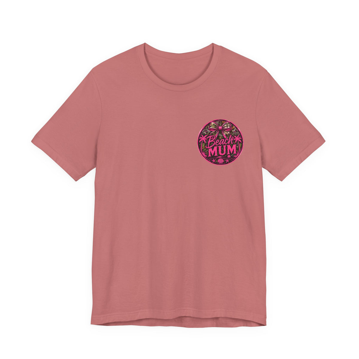 Beach Mum Hunting Queen T‑Shirt
