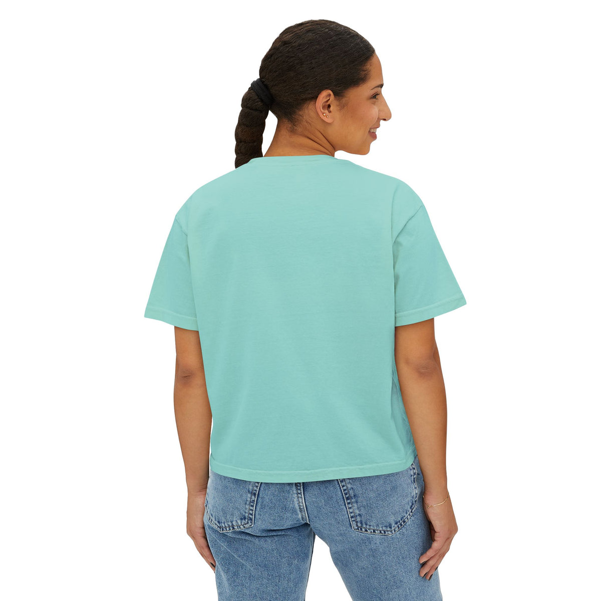 Cherry Bomb Graphic Tee — "Cherry Bomb For The Bold" Women's Boxy T‑Shirt