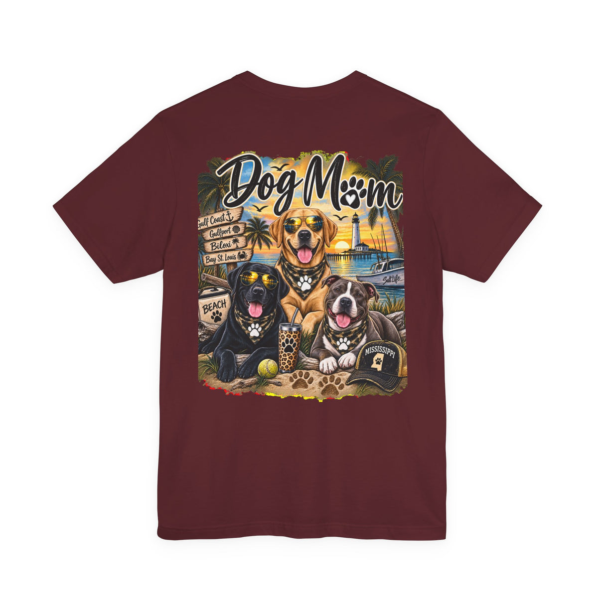 DOG MOM Sleeve Tee