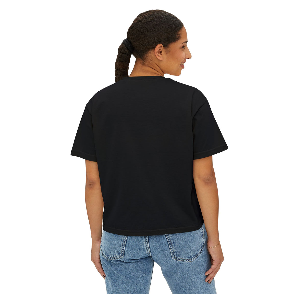 Cherry Bomb Graphic Tee — "Cherry Bomb For The Bold" Women's Boxy T‑Shirt