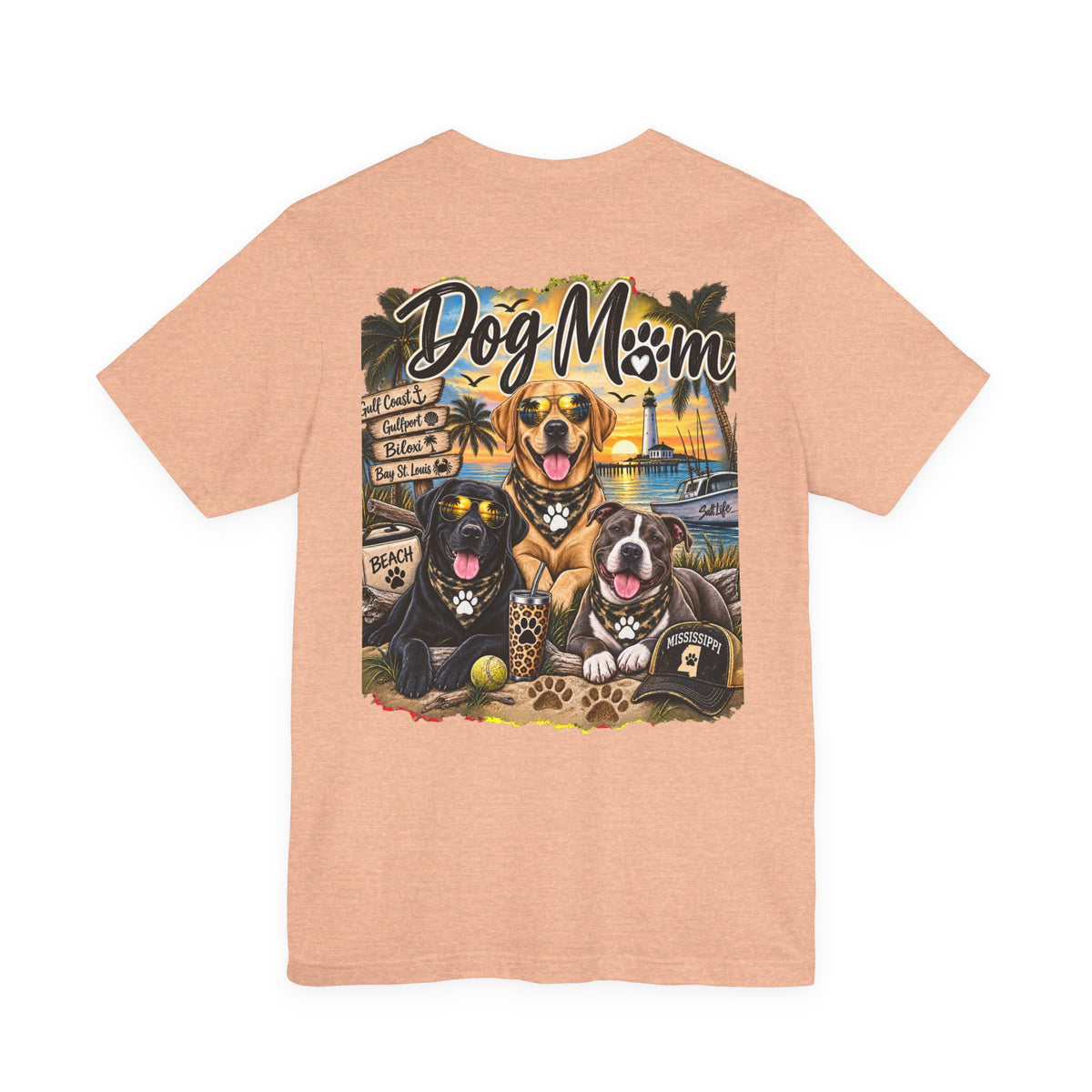 DOG MOM Sleeve Tee